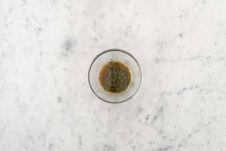 Faire la vinaigrette