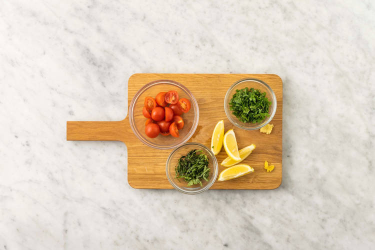 Forbered grøntsager