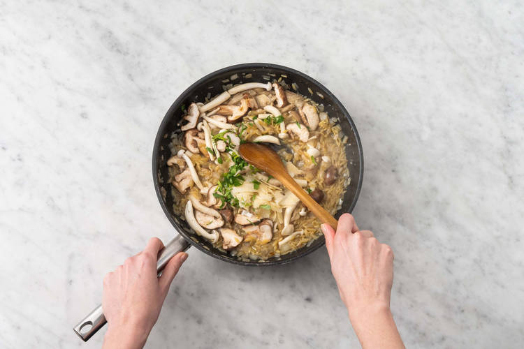 Cuire les champignons