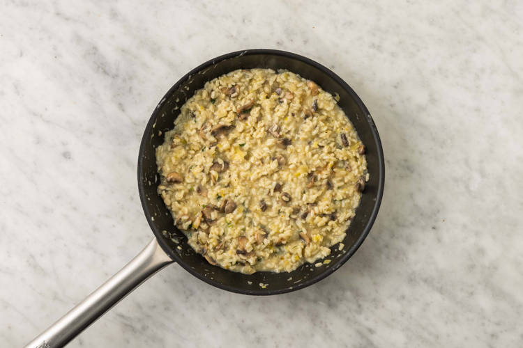 Faire cuire le risotto