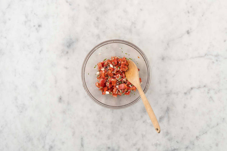 Faire mariner les légumes