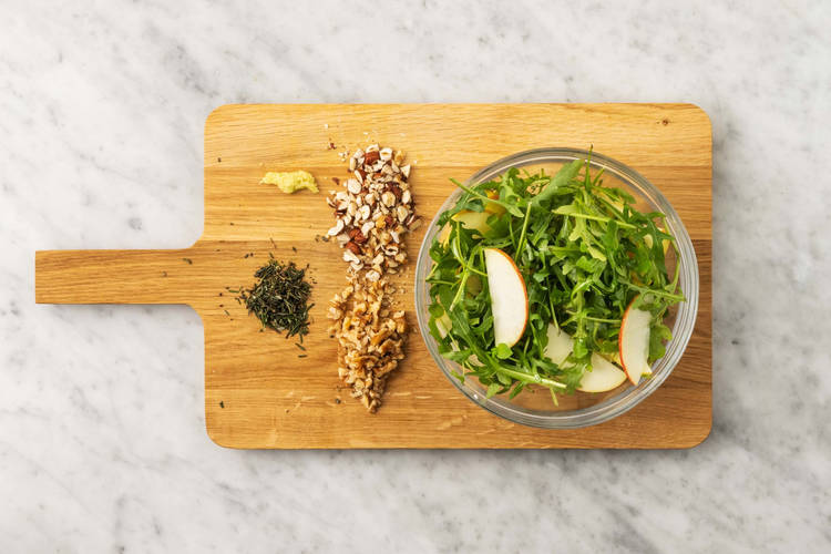 Förbered sallad
