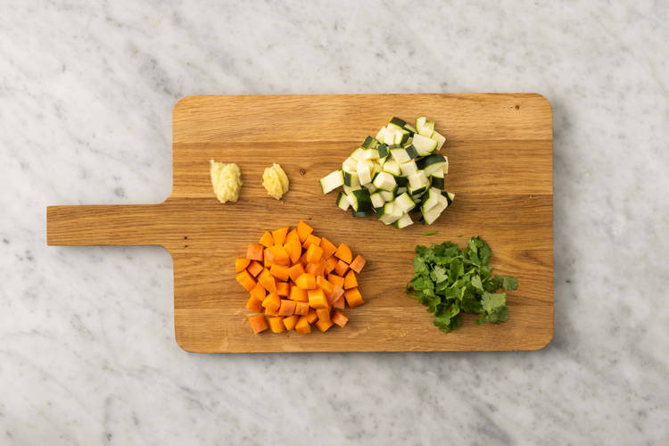 Forbered grøntsager