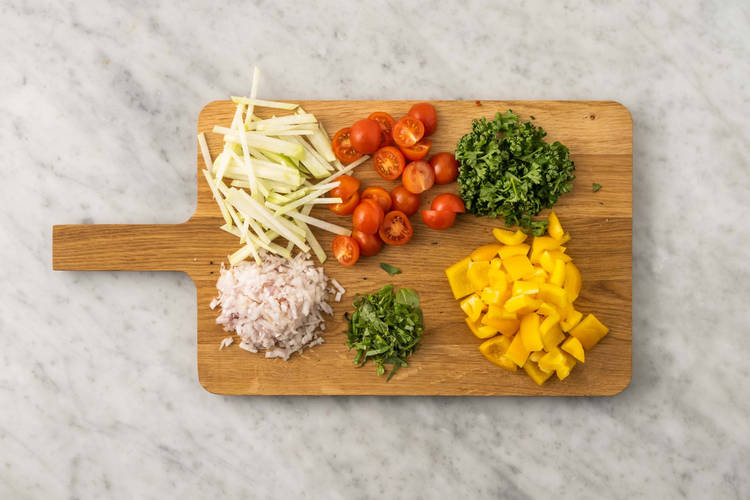 Forbered grønnsaker 