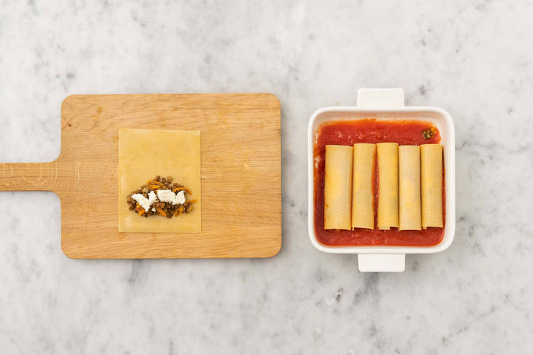 Lasagnerollen herstellen