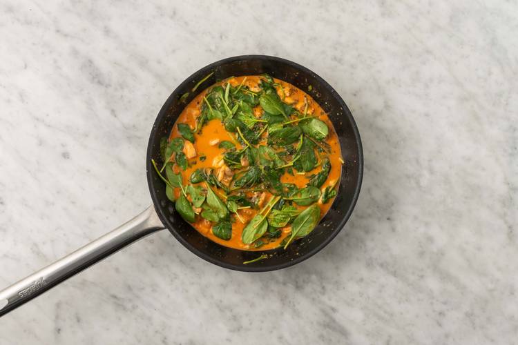 Add the Spinach