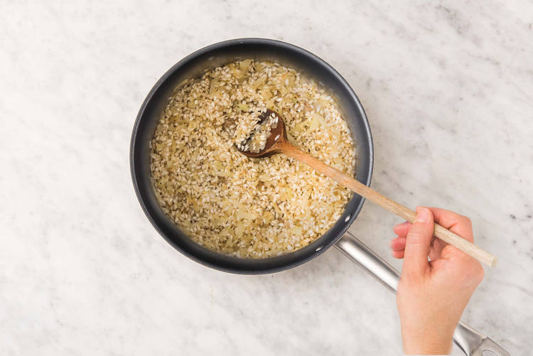 Start risotto