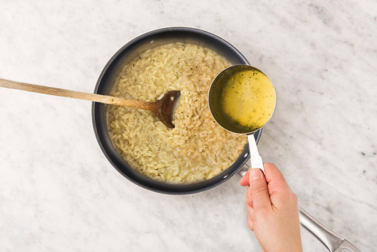 Cook risotto