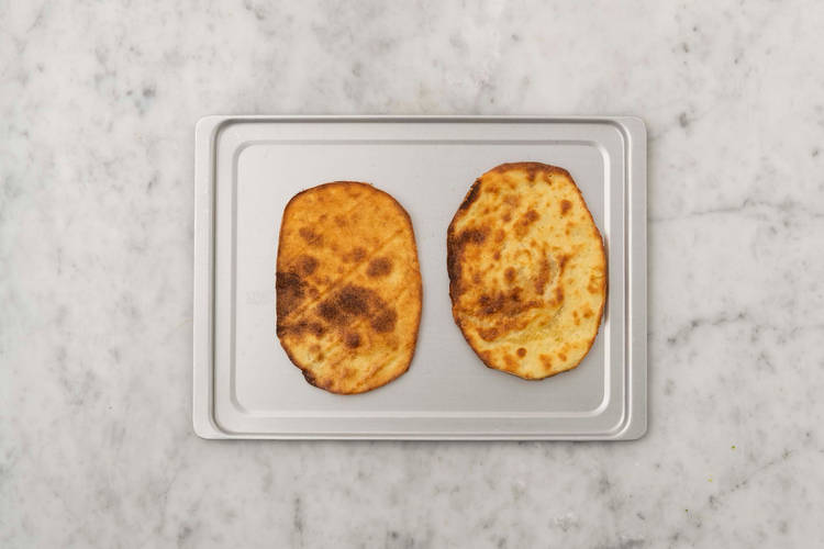 Broil flatbreads
