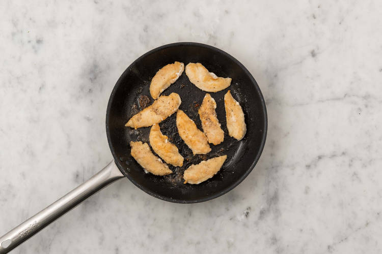 Prep and cook chicken