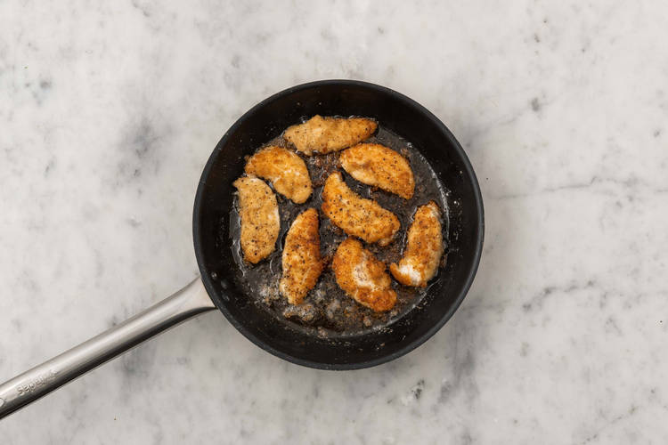 Cook chicken tenders