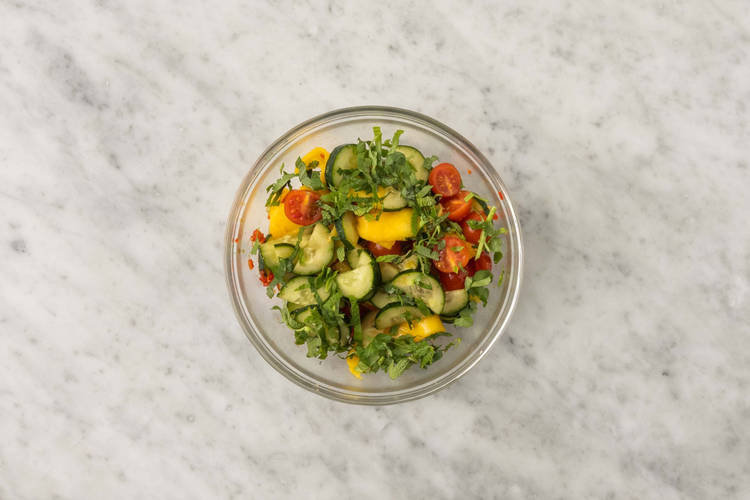 Préparer la vinaigrette