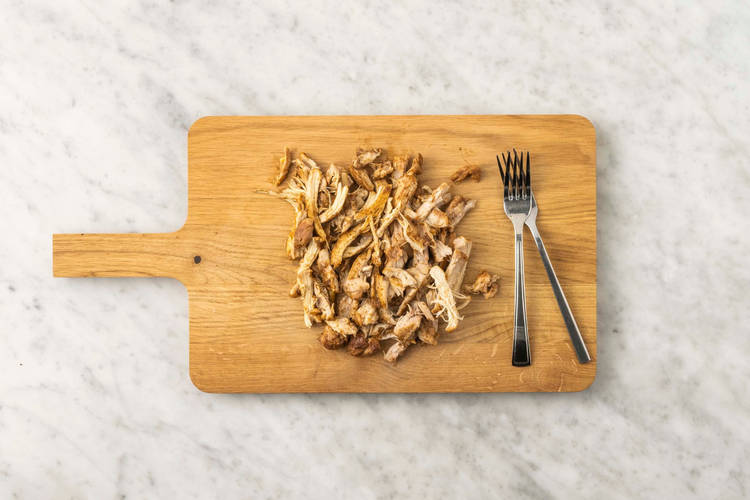 Effilocher le poulet