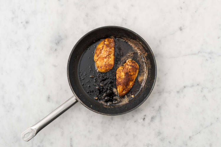 Sear chicken