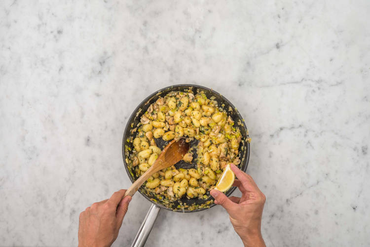 Poêler les gnocchi