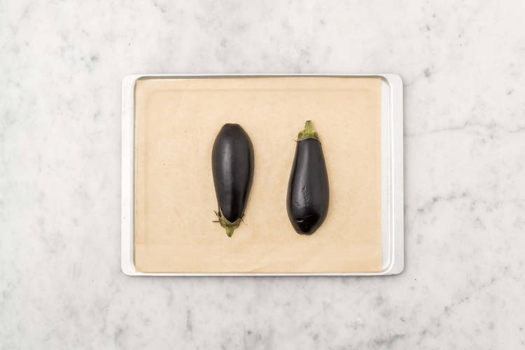 Aubergine roosteren