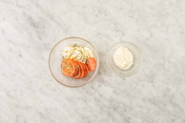 Comporre la caprese