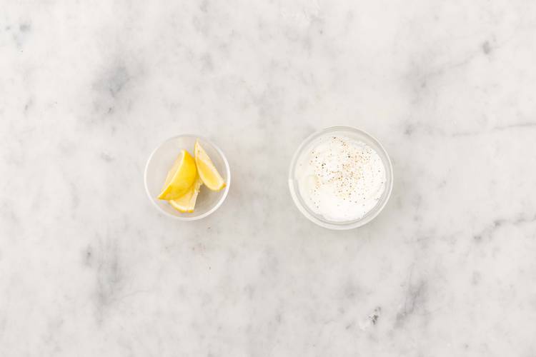Mix the Lemon Yoghurt