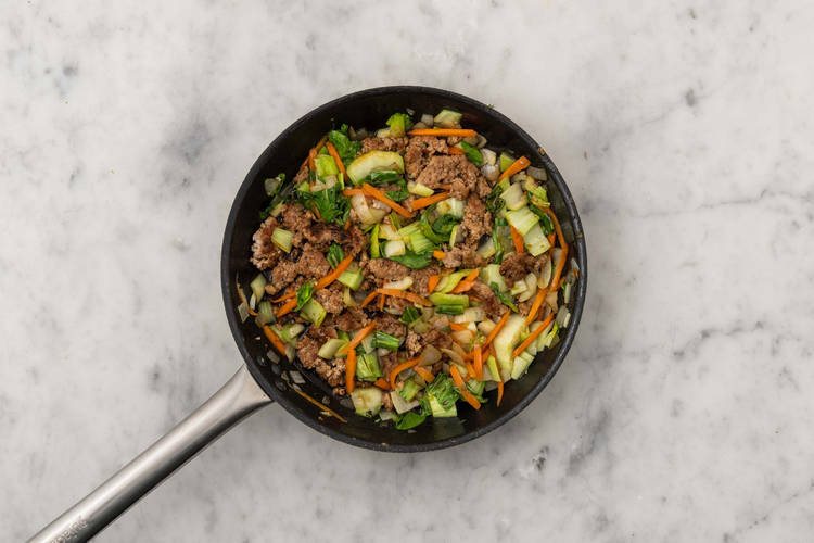 Finish stir-fry