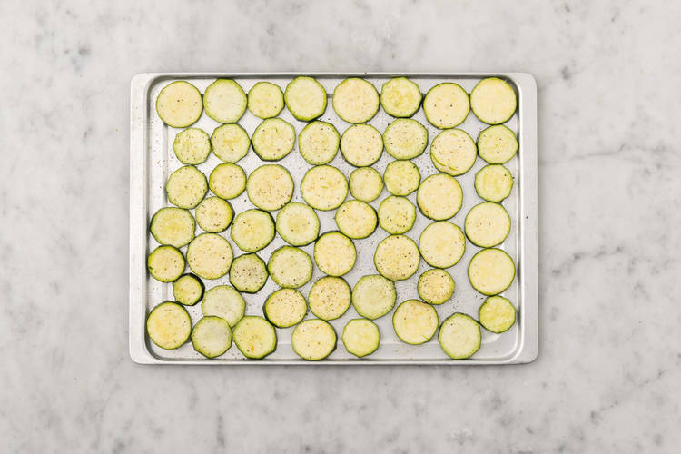 Faire rôtir la courgette