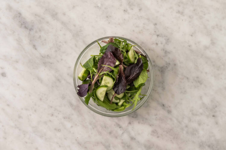 Préparer la salade