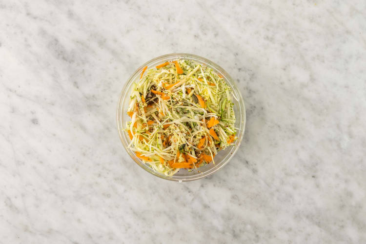 Förbered coleslaw
