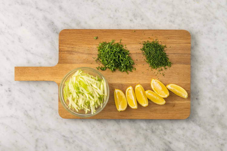 Forbered frugt og grønt