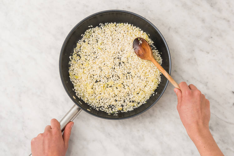 Préparer le risotto