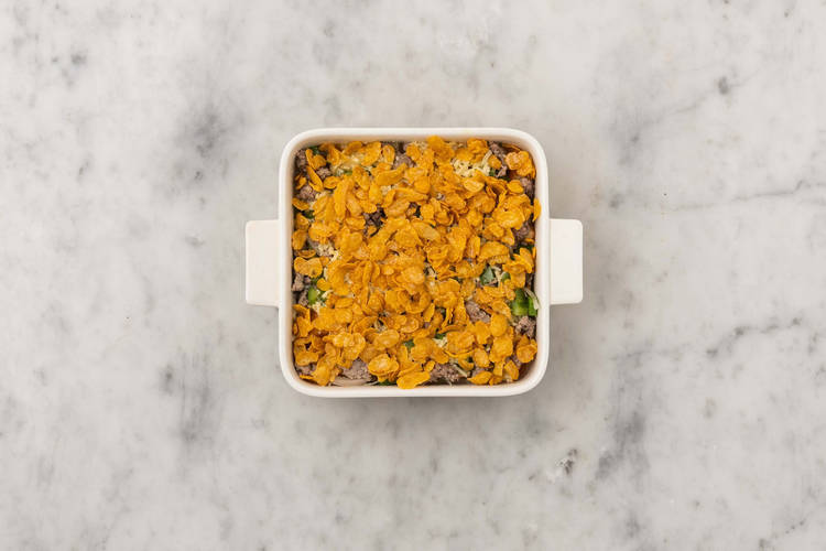 Assembler la casserole déjeuner