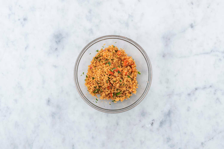 Tabbouleh fertigstellen