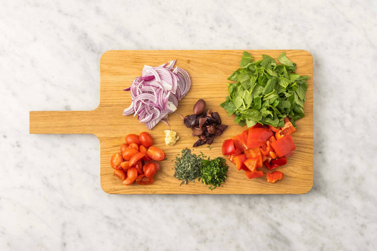 Forbered grøntsager