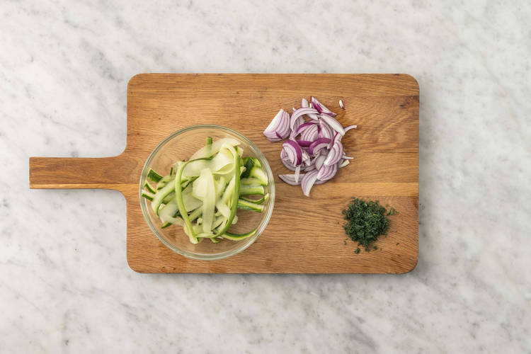 Forbered grønnsaker