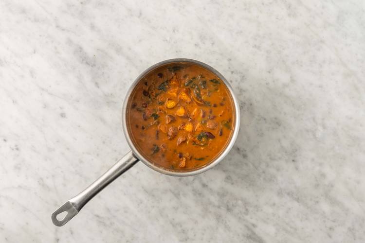 Add the Sweet Potatoes
