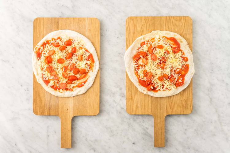 Top the Pizzas
