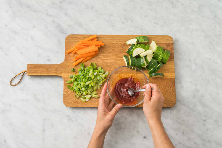 Préparer et faire la sauce