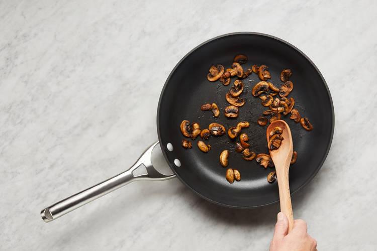 Finish Prep & Cook Mushrooms