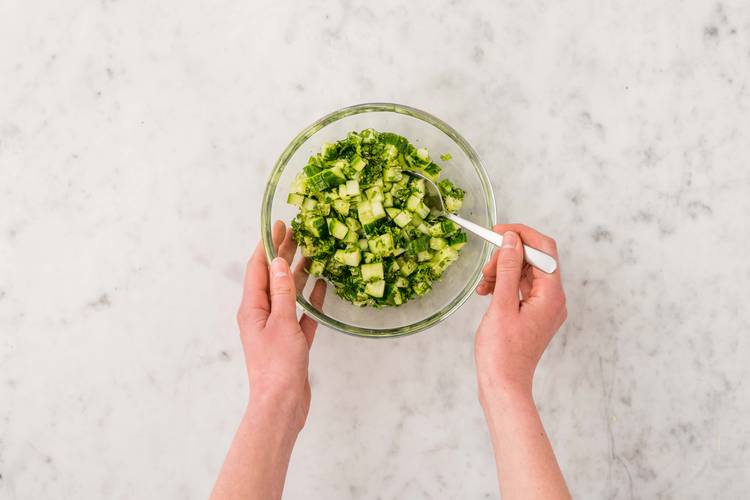 Préparer la salade