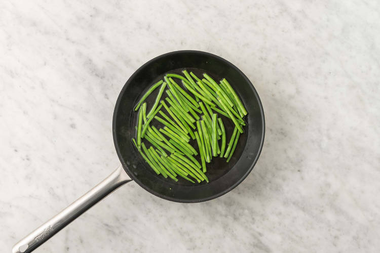 Cuire les haricots verts