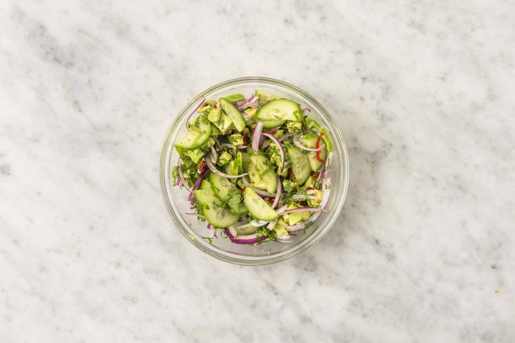 Bland fisk og grønnsaker