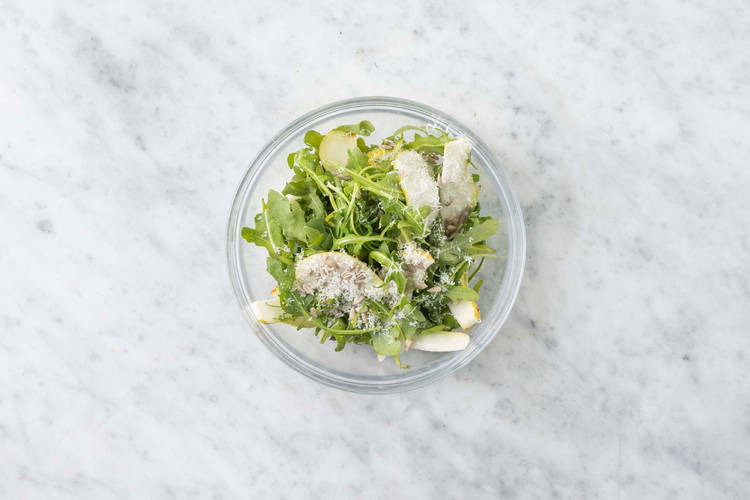 Bland vinaigrette