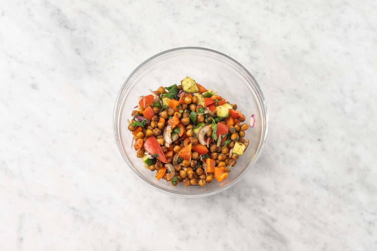 Bland kikertsalat