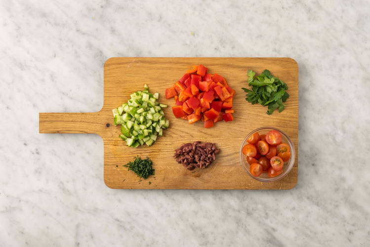 Forbered grønnsaker