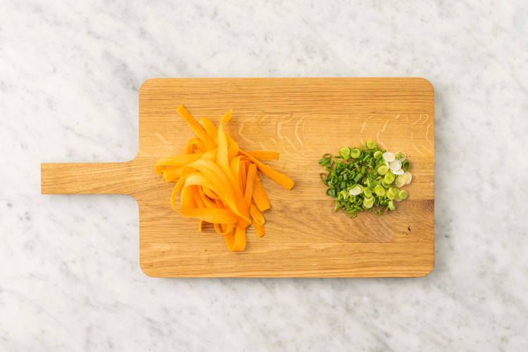 Forbered grønnsaker