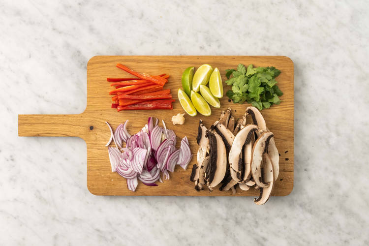 Forbered grøntsager