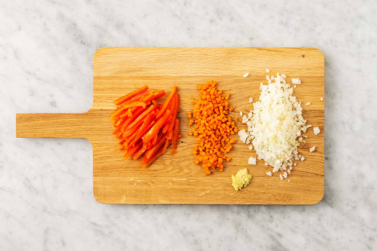 Förbered grönsaker