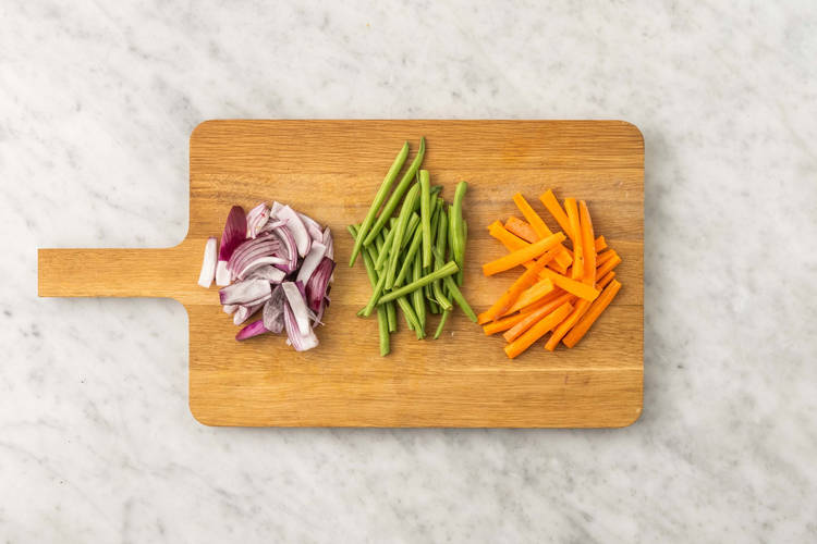 Förbered grönsaker