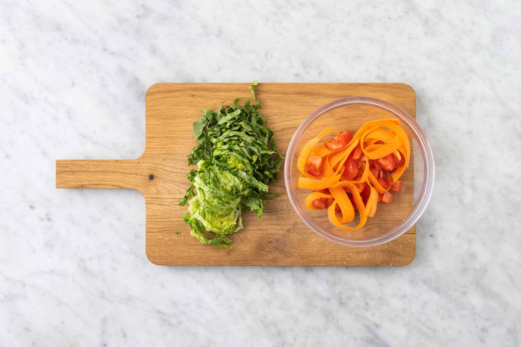 Forbered grønnsaker