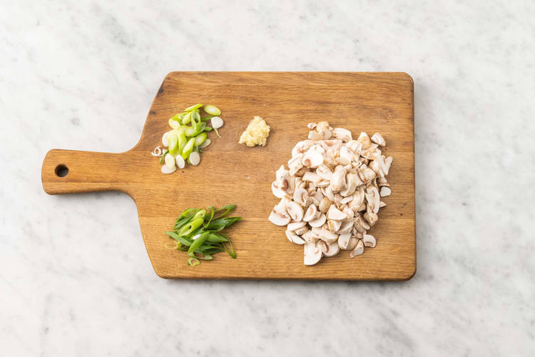 Forbered grønnsaker