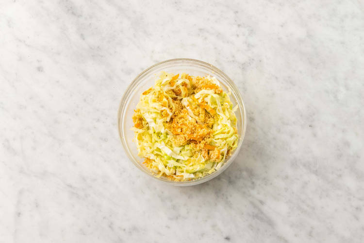 Blanda couscous och kål