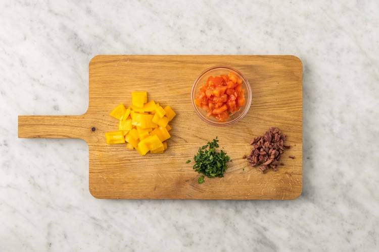 Forbered grønnsaker